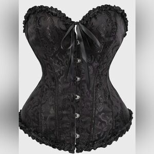 Elegant Black Lace Corset